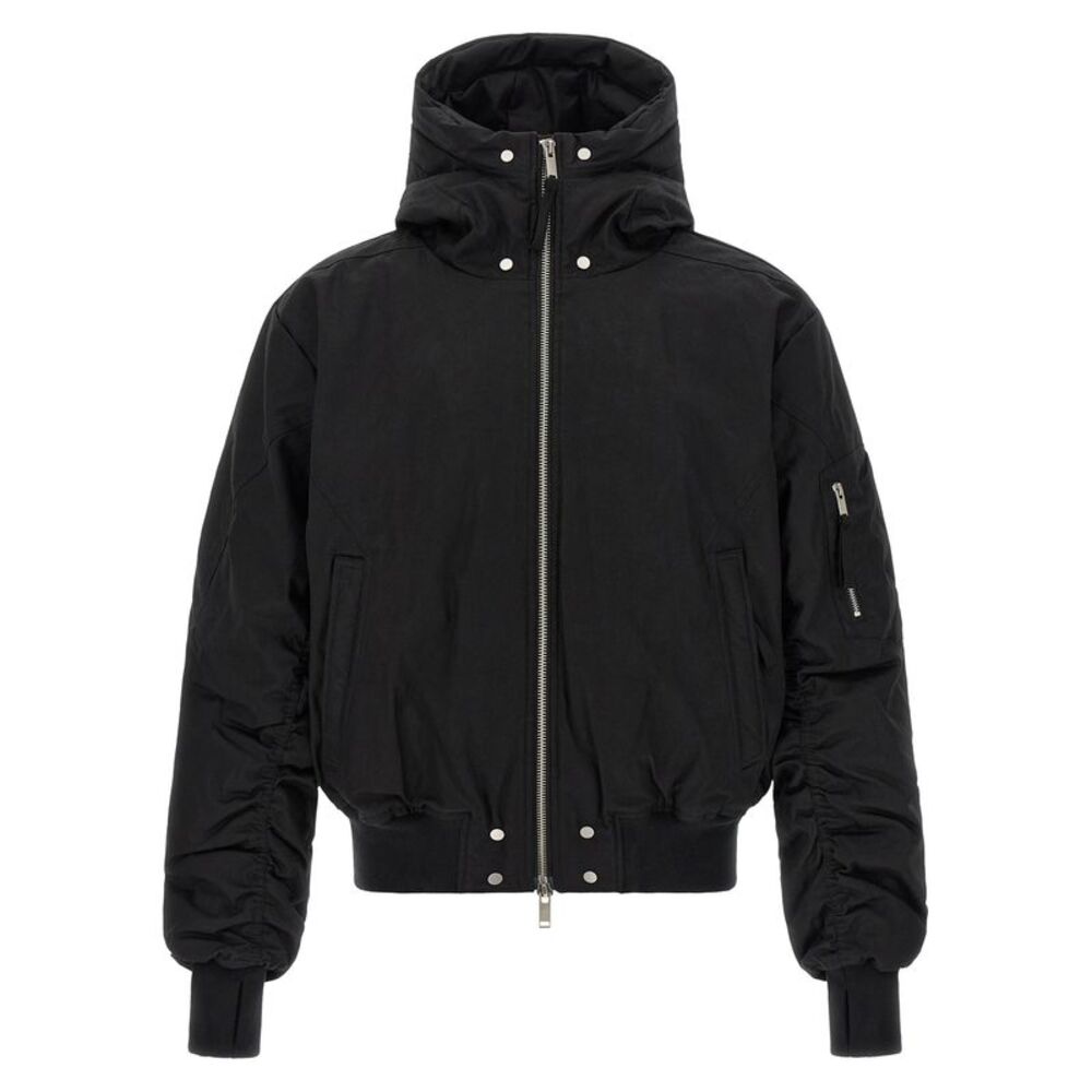 Thom Krom Black Cotton Men's Bomber
